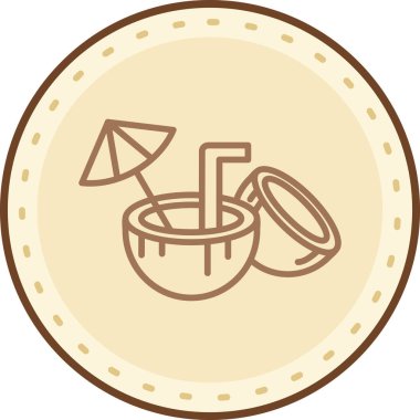 kahve simgesi, vektör illüstrasyonu