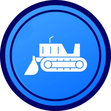 Bir kamyon simgesinin vektör çizimi