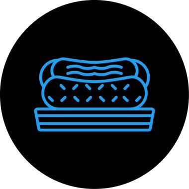 Gıda simgesinin vektör illüstrasyonu