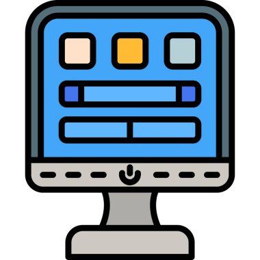 Bilgisayar donanım kategorisindeki bilgisayar donanım simgesi