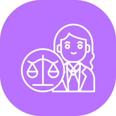 adalet simgesi vektör illüstrasyonu