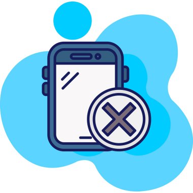 Akıllı telefon yok. Basit resimleme