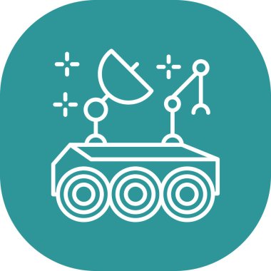 Modern robot simgesinin vektör çizimi