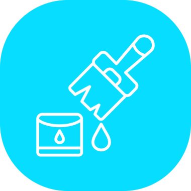 Su. Web simgesi basit illüstrasyon