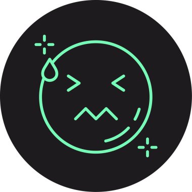 sinir simgesi, vektör illüstrasyonu basit tasarım