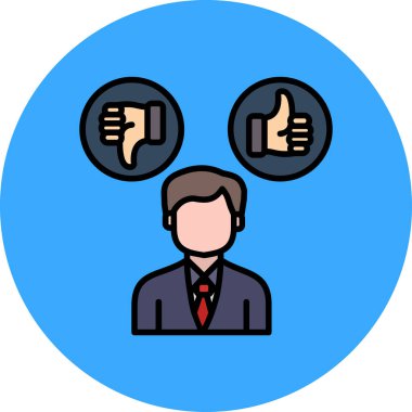 İş simgesinin vektör illüstrasyonu