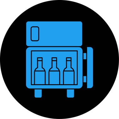 Bira şişesi ikonu. ana hatlı bira şişesi vektör simgesi rengi düz izole