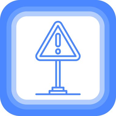 uyarı simgesi vektör illüstrasyonu