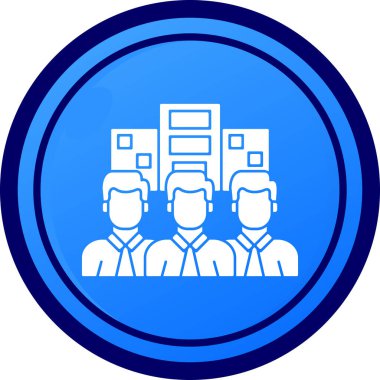 iş takımı simgesi vektör illüstrasyonu