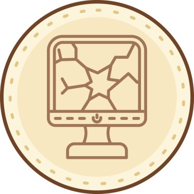 Bir fincan kahve ikonunun vektör çizimi