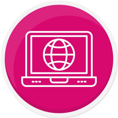 bilgisayar simgesi, modern vektör illüstrasyon tasarımı