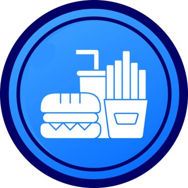 Gıda simgesinin vektör illüstrasyonu