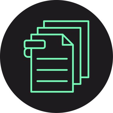 Sayfa simgesi, vektör illüstrasyonu basit tasarım