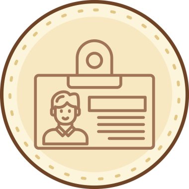 Rozet rozet simgesi - taslak biçimi