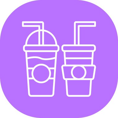 İç bakalım. Web simgesi basit illüstrasyon