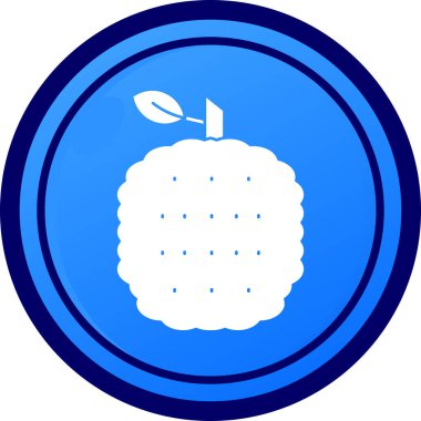 Eşsiz nar meyve vektörü simgesi