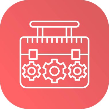 Ayarlama. Web simgesi basit illüstrasyon