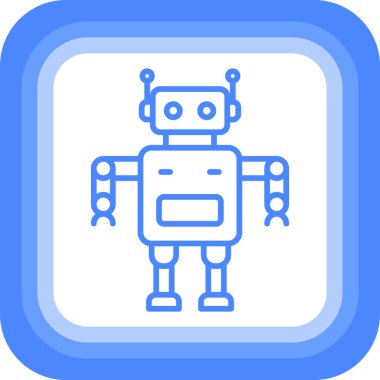 yapay robot simgesi