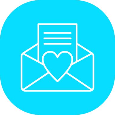 Aşk simgesinin vektör illüstrasyonu