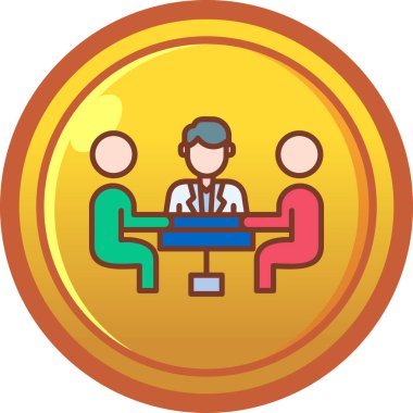 iş insanlar toplantı simgesi