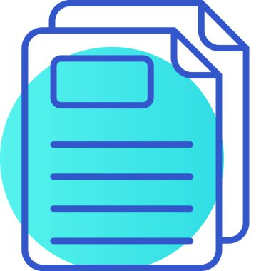 Vektör belgesi Simge illüstrasyonu