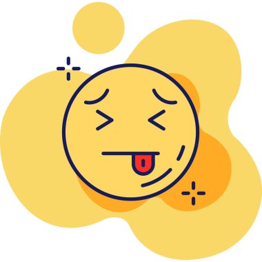 İfade simgesi, vektör illüstrasyon tasarımı