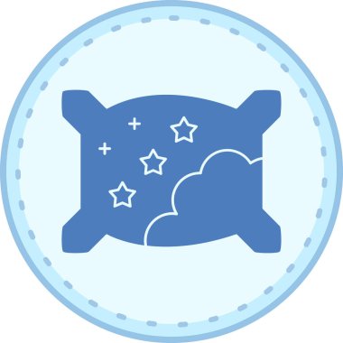 Ay. Web simgesi basit illüstrasyon