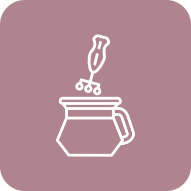 Sulama kutusunun vektör illüstrasyonu