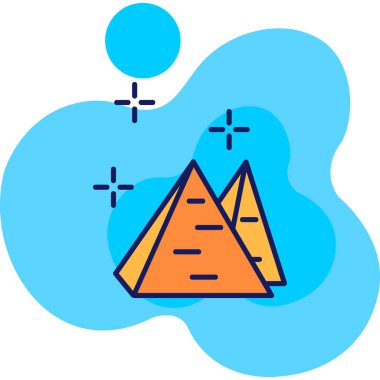 Kamp çadırı Web simgesi vektör illüstrasyonu