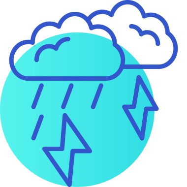 hava durumu web simgesi basit illüstrasyon