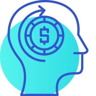 Dolar simgesi vektör illüstrasyonu