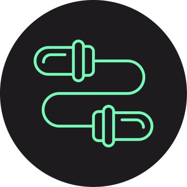 Fitness simgesinin vektör illüstrasyonu