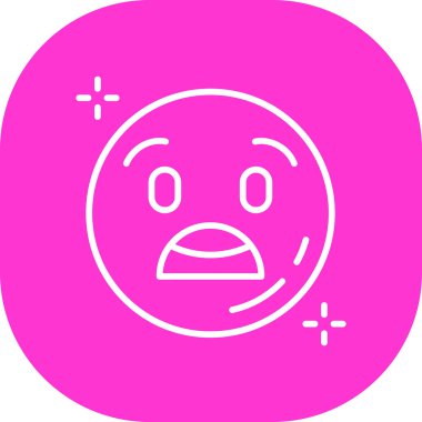 kızgın yüz simgesi, emoji vektör illüstrasyonu