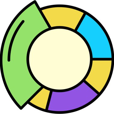 pasta çizelgesi simgesi, renk biçimi