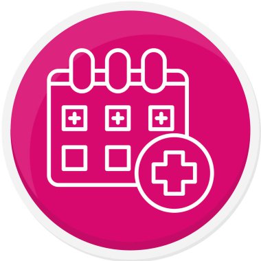 Hastane Simgesi Vektör İllüstrasyonu