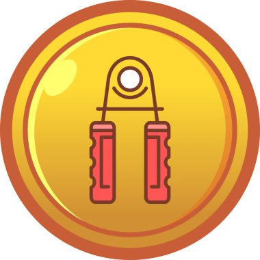 Moda stili izole edilmiş arka planda madalya simgesi