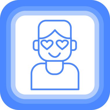 kullanıcı kalp aşk simgesi - taslak biçimi