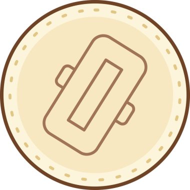 Bozuk para simgesinin vektör illüstrasyonu