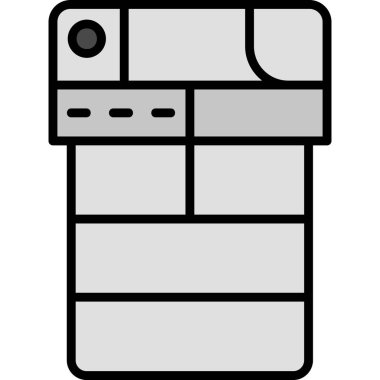 kamera simgesi vektör illüstrasyonu