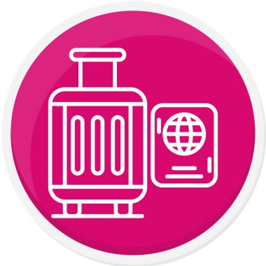 Benzin istasyonu simgesinin vektör illüstrasyonu