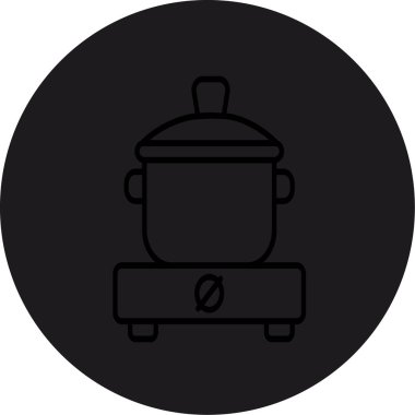 pişirme simge vektör çizim