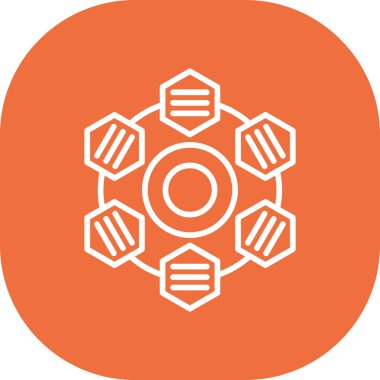 seo modern simgesinin vektör illüstrasyonu