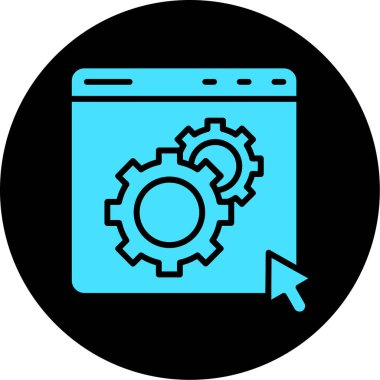 Vektör ayarı Simge illüstrasyonu