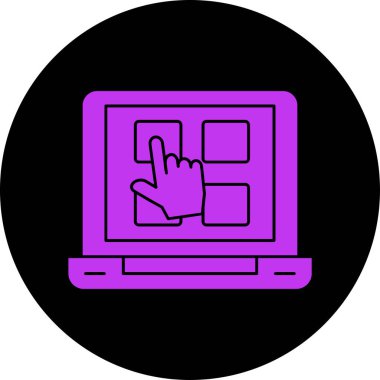 Bilgisayar monitörü. Basit tasarım