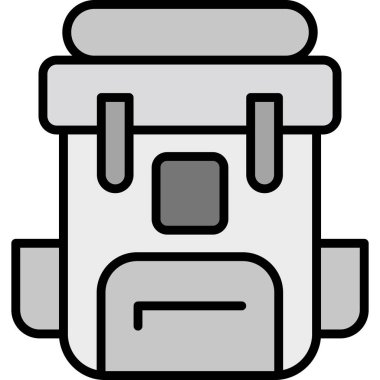 Benzin istasyonu ikonu ana hat biçiminde