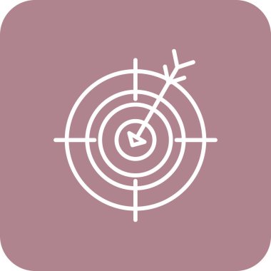 hedef simge vektör illüstrasyonu