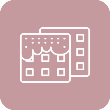 Modern b 'nin vektör illüstrasyonu eksik simgesi