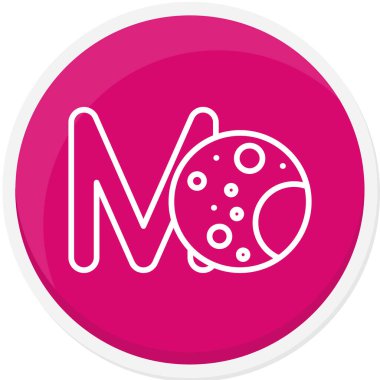 Beyaz arka planda kırmızı şeker ikonu. vektör illüstrasyonu