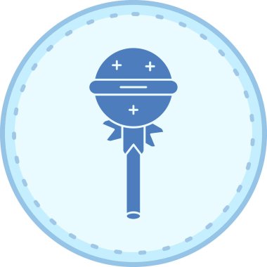 Çizgi film simgesinin vektör çizimi