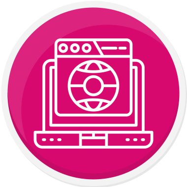 seo modern simgesinin vektör illüstrasyonu